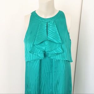Gianni Bini | Green Ruffle Shift Dress